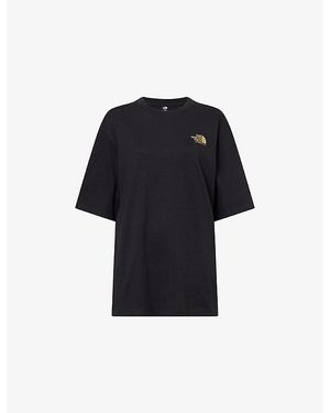 The North Face Plant & Flora Oversized-Fit Cotton-Jersey T-Shirt - Black