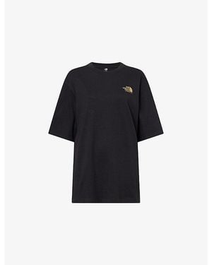 The North Face Plant & Flora Oversized-Fit Cotton-Jersey T-Shirt - Black