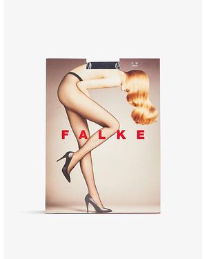 FALKE Net Scalloped-trim Tight - Pink