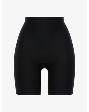 Chantelle Soft Stretch Seamless One-Size High-Waisted Mid-Thigh Shorts - Black