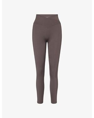 ADANOLA Ultimate Wrap Gym Leggings - Grey
