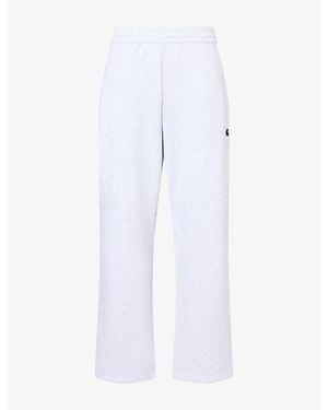 Carhartt Mack Reaxed-Fit Cotton-Blend Jogging Bottoms - White