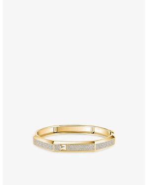 Messika Moderniste Medium Pavé 18Ct And 1.25Ct Diamond Bracelet - Metallic