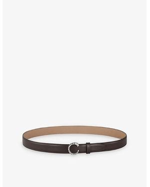 Cartier Panthère De Leather Belt - White