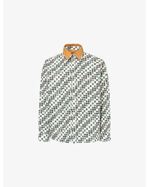 Marni Patterned Long-Sleeve Cotton Shirt - Multicolour