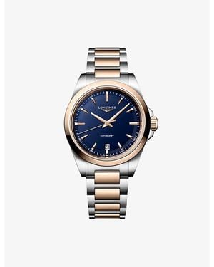 Longines Conquest Stainless-Steel Quartz Watch 38Mm - Blue