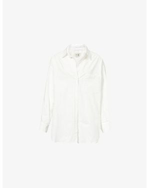 Dissh Rhea Oversized Cotton Shirt - White