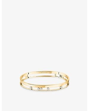 Messika Move Romane 18Ct And 0.69Ct Diamond Bangle Bracelet - Metallic
