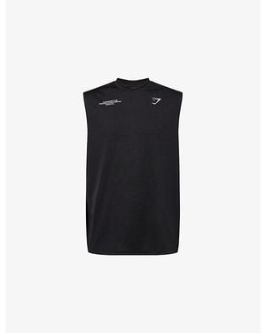 GYMSHARK Conditioning Club Sleeveless Woven Top - Black