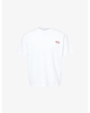 Percival Gordon Graphic-Print Cotton T-Shirt - White