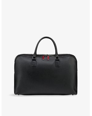 Christian Louboutin Funky Leather Weekend Duffle Bag - Black