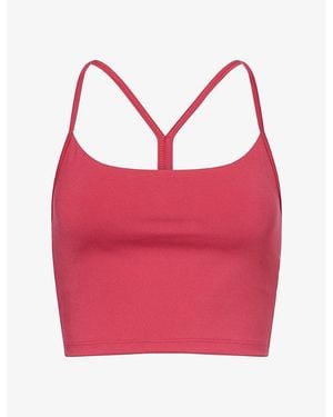 Varley Freesoft Harley Scoop-Neck Sports Bralette - Pink