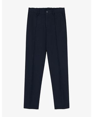 BOGGI City Slim-Fit Stretch Cotton-Jersey Trousers - Blue