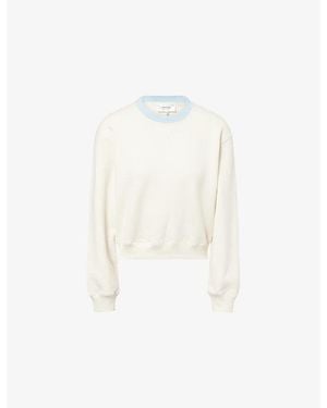 FRAME The Monte Carlo Cotton Jumper - White