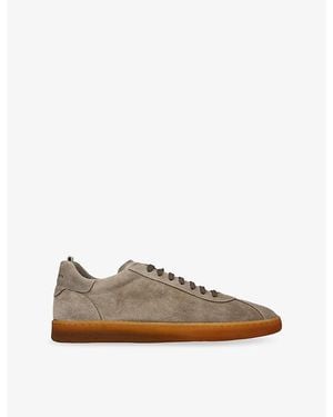 Officine Creative Halo Suede Trainers - Brown