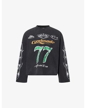 GODMADE Absolution Long-Sleeve Cotton T-Shirt - Black
