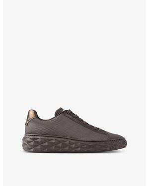 Jimmy Choo Diamond Light Maxi M Knitted Trainers - Brown