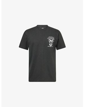 Obey Graphic-Print Regular-Fit Cotton T-Shirt - Black