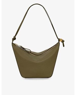 Loewe Hammock Hobo Mini Leather Cross-Body Bag - Metallic