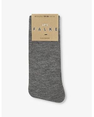 FALKE Cashmere-Blend Ankle Socks - Grey