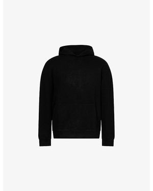 Arne Relaxed-Fit Knitted Hoodie - Black