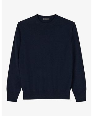 BOGGI Extrafine Merino-Wool Jumper - Blue
