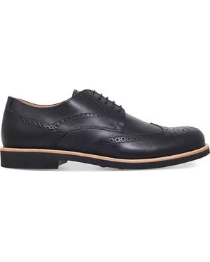 Tod's Leather Derby Shoes - Blue