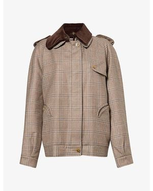 Blazé Milano Saona Chausie Padded Virgin-Wool Trench Jacket - Brown