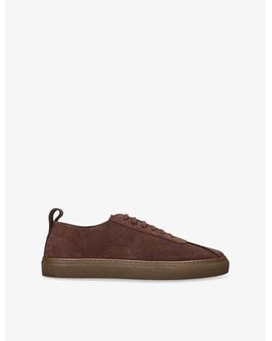 Grenson Sneaker 1 U Suede Low-Top Sneakers - Brown