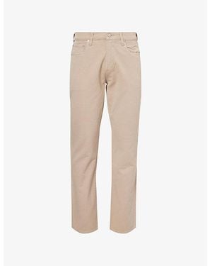 Citizens of Humanity Elijah Relaxed Straight-Leg Linen-Blend Denim Jeans - Natural