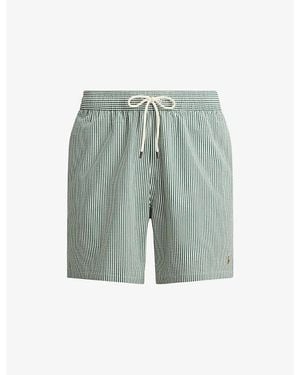 Polo Ralph Lauren Traveller Striped Swimming Trunks - Green