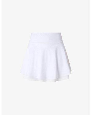 Sweaty Betty Power Flared Stretch-Woven Skort - White