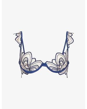 Bluebella Soraya Wired Lace Bra - Blue