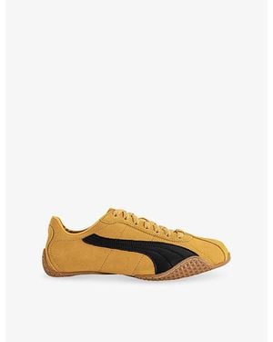 PUMA K-Street Suede Trainers - Yellow