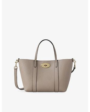 Mulberry Mini Bayswater Leather Tote Bag - Metallic