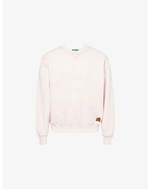 GOLF le FLEUR Sunseeker Crewneck Cotton Sweatshirt - Natural