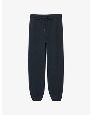 AllSaints River Tapered-Leg Cotton Jogging Bottoms - Blue