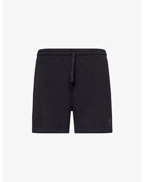 GYMSHARK Power 5' Relaxed-Fit Cotton-Jersey Shorts - Blue