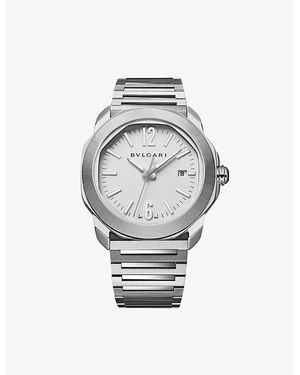 BVLGARI Octo Roma Stainless-Steel Automatic Watch - Metallic