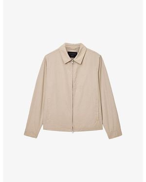 AllSaints Trey Cotton-Blend Jacket Xxl - Natural