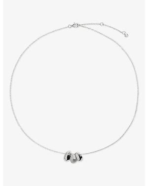 Monica Vinader Antica Sterling- Chain Necklace - White