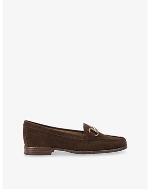 Carvela Kurt Geiger Click Suede Loafers - Brown
