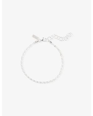 Common Lines Mini Marina 925 Sterling Bracelet - White