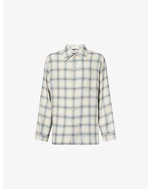 Our Legacy Every Checked Woven Shirt - White