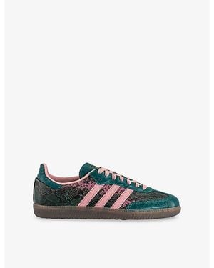 adidas Samba Og Leather Sneakers - Green