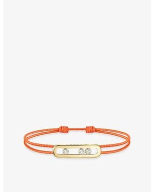 Messika Care(S) 18Ct And 0.09Ct Diamond Cord Bracelet - Yellow