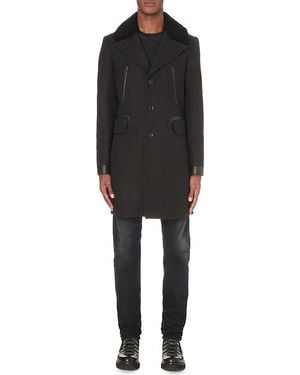 Belstaff Men'S Alderney Waxed Cotton Poncho - Black