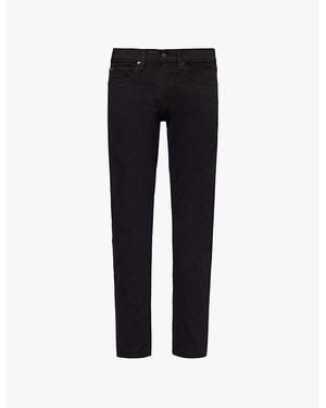 Polo Ralph Lauren Logo-Embroidered Slim-Leg Stretch-Denim Jeans - Black