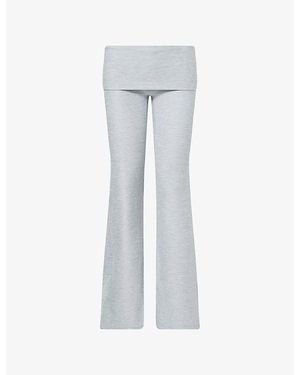 Cheap Monday Melrose Flared Yoga Leggings - Blue