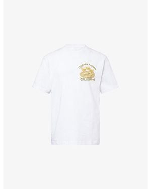 Only the Blind Club Des Artistes Logo-Print Cotton T-Shirt - White
